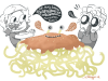 Flying Spaghetti-Ice-Cream Monster